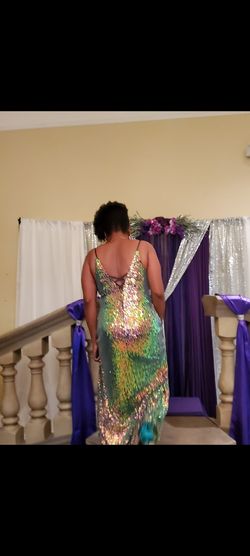 Multicolor Size 16 Ball gown on Queenly
