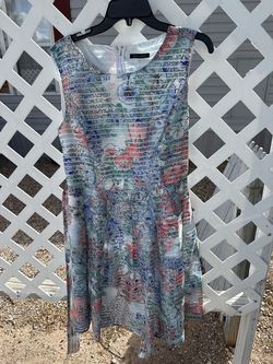 Tommy Hilfiger Multicolor Size 16 Swoop Plus Size Cocktail Dress on Queenly