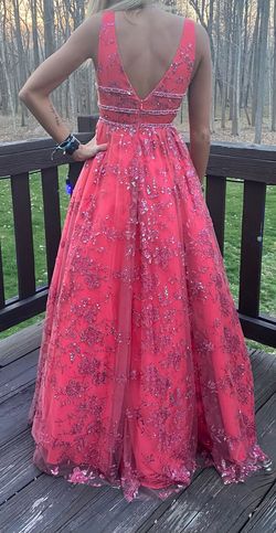 Sherri Hill Pink Size 0 Black Tie 70 Off Quinceanera Straight Dress on Queenly