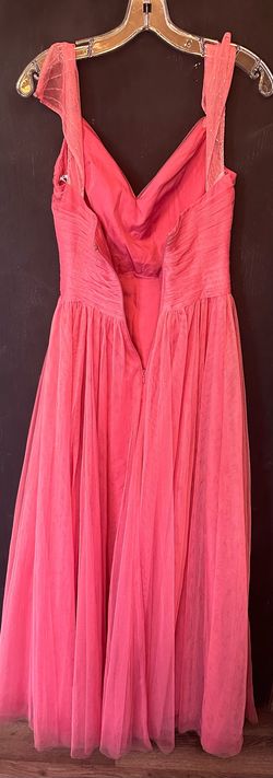 Belsolie Pink Size 2 Wedding Guest Floor Length Ball gown on Queenly