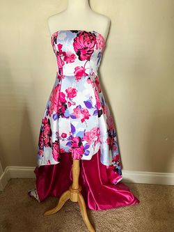 B. Darlin Multicolor Size 8 Satin Cocktail Dress on Queenly