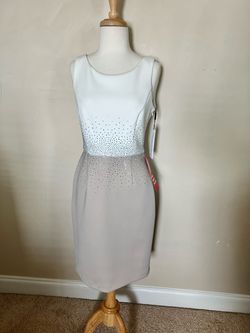 Calvin Klein Multicolor Size 4 Midi Jersey Cocktail Dress on Queenly