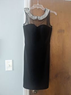 Sherri Hill  Black Size 2 Jewelled Nightclub Backless Cocktail Dress on Queenly