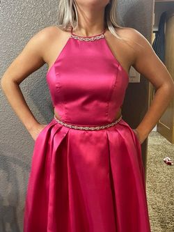 Madison James Hot Pink Size 8 Wedding Guest 50 Off Ball gown on Queenly