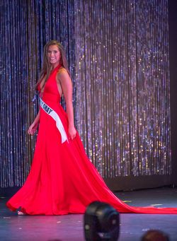 Sherri Hill Red Size 6 Pageant Ball gown on Queenly