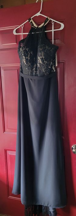 Christina Wu Black Size 14 Plus Size Straight Dress on Queenly