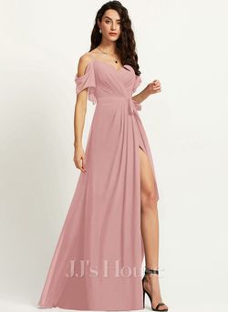 JJ House Pink Size 8 Custom 50 Off Bridesmaid Side slit Dress on Queenly