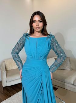 Style Amina Minna Fashion Multicolor Size 0 Tall Height Sleeves Amina Sheer Straight Dress on Queenly
