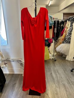 Style 20067 Boppers Red Size 12 Plus Size Straight Dress on Queenly