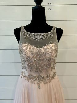 Alyce Paris Light Pink Size 4 50 Off Jewelled A-line Dress on Queenly