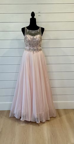 Alyce Paris Pink Size 4 Floor Length Sheer 70 Off A-line Dress on Queenly