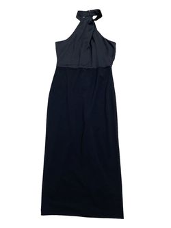 Express Black Size 4 Halter Midi Cocktail Dress on Queenly
