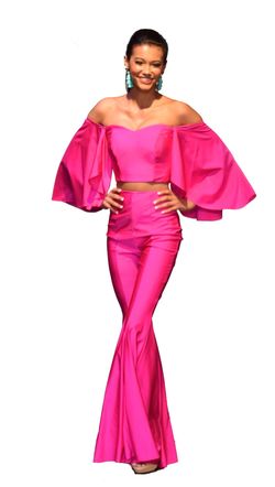 Johnathan Kayne Pink Size 0 Tall Height Strapless Pageant Nightclub Jumpsuit Dress on Queenly
