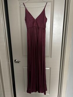 Style GS290019 David's Bridal Purple Size 2 Floor Length A-line Dress on Queenly