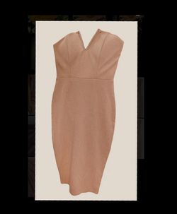 Nude Size 4 Straight Dress on Queenly