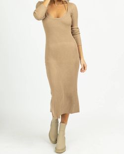 Style 1-1057886459-2901 MABLE Brown Size 8 Tall Height Cocktail Dress on Queenly