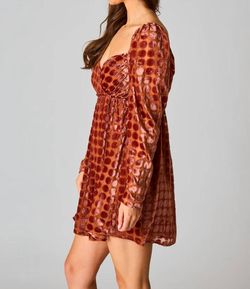 Style 1-1131739362-2791 BUDDYLOVE Orange Size 12 Sweetheart Mini Plus Size Sleeves Cocktail Dress on Queenly