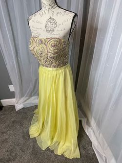 Sherri Hill Yellow Size 8 50 Off A-line Dress on Queenly