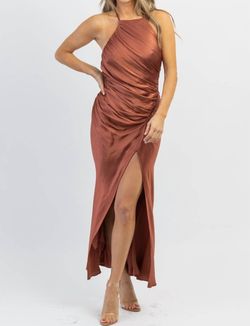 Style 1-12399612-2696 MABLE Orange Size 12 Floor Length Tall Height Side slit Dress on Queenly