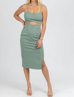 Style 1-1287005024-2696 Fore Green Size 12 Plus Size Spaghetti Strap Spandex Cocktail Dress on Queenly