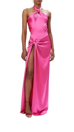 Style 1-1336640108-3775 RONNY KOBO Pink Size 16 Floor Length Tall Height Side slit Dress on Queenly
