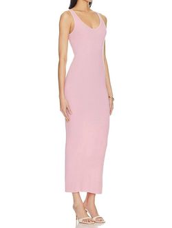 Style 1-1364447480-2696 Enza Costa Pink Size 12 Free Shipping Military Jersey Straight Dress on Queenly