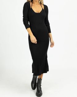 Style 1-1404354634-2901 MABLE Black Size 8 Long Sleeve Cocktail Dress on Queenly
