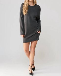 Style 1-1424600082-2901 Sanctuary Gray Size 8 Long Sleeve Sleeves Cocktail Dress on Queenly