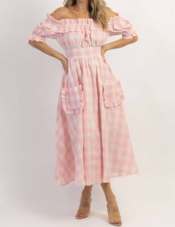 Style 1-1457131504-3236 MABLE Pink Size 4 Military Straight Dress on Queenly