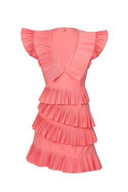 Style 1-1493200565-3855 CELiA B Pink Size 0 Sorority Rush Mini Coral Cocktail Dress on Queenly