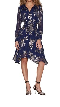 Style 1-1515997328-3011 DELFI COLLECTIVE Blue Size 8 Silk Mini Sorority Navy Cocktail Dress on Queenly