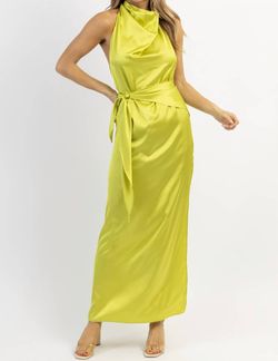 Style 1-1861816748-2901 LUXXEL Green Size 8 Blazer Satin Polyester Straight Dress on Queenly