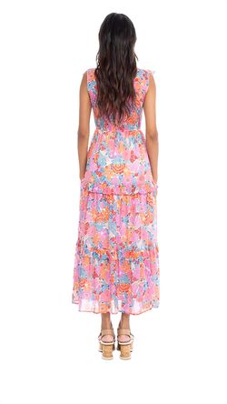 Style 1-1927347421-3855 BANJANAN Pink Size 0 Floral Free Shipping Sleeves Cocktail Dress on Queenly