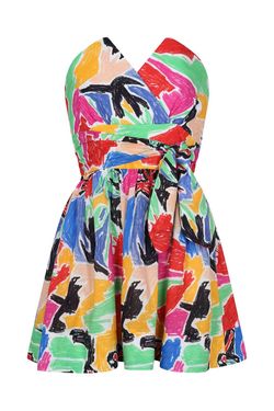 Style 1-2007691062-3236 De Loreta Multicolor Size 4 Sorority Rush Free Shipping Cocktail Dress on Queenly