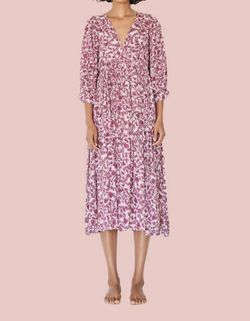 Style 1-2273939241-649 Sundry Pink Size 2 Vintage Sleeves Print Cocktail Dress on Queenly