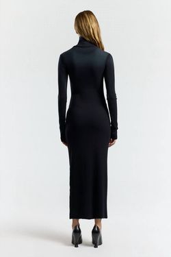 Style 1-2429719840-2901 COTTON CITIZEN Black Size 8 Long Sleeve Straight Dress on Queenly