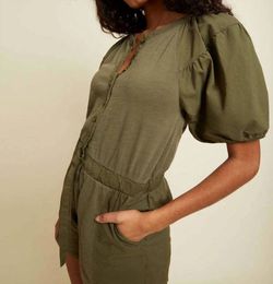 Style 1-2643873941-2696 Nation LTD Green Size 12 Floor Length Pockets Plus Size Jumpsuit Dress on Queenly