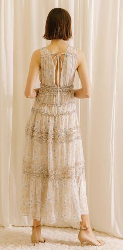Style 1-2709252410-3236 STORIA Nude Size 4 Free Shipping Straight Dress on Queenly