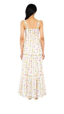 Style 1-2758014159-2791 BANJANAN White Size 12 Plus Size Print Jersey Straight Dress on Queenly