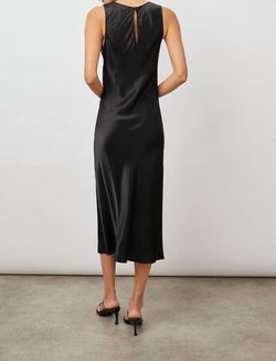 Style 1-2910141807-2696 Rails Black Size 12 Satin Plus Size Cocktail Dress on Queenly