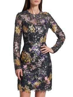 Style 1-3131472985-98 Monique Lhuillier Black Size 10 50 Off Free Shipping Polyester Cocktail Dress on Queenly