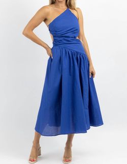 Style 1-3152100659-2696 LUXXEL Blue Size 12 Plus Size Cocktail Dress on Queenly