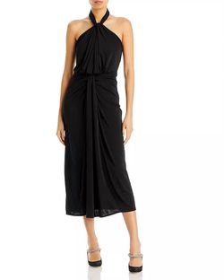 Style 1-3256600483-98 cinq a sept Black Size 10 Fitted Jersey Tall Height Cocktail Dress on Queenly