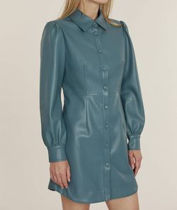 Style 1-3378901219-2696 DOLCE CABO Blue Size 12 Turquoise Long Sleeve Mini Cocktail Dress on Queenly