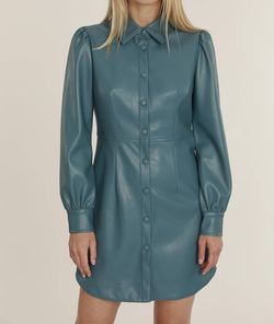 Style 1-3378901219-2696 DOLCE CABO Blue Size 12 Turquoise Long Sleeve Mini Cocktail Dress on Queenly