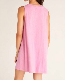 Style 1-3382010886-3460 Z Supply Pink Size 4 V Neck Mini Cocktail Dress on Queenly
