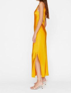 Style 1-3522906284-2696 FRAME Yellow Size 12 Straight Cocktail Dress on Queenly