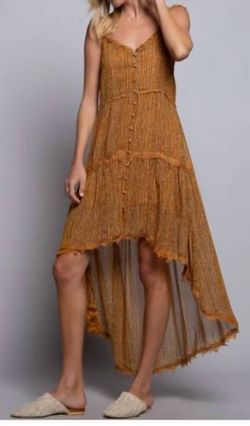 Style 1-3595468513-5232 POL Orange Size 12 High Low Free Shipping Cocktail Dress on Queenly