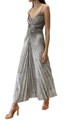 Style 1-3904068510-2791 DELFI COLLECTIVE Silver Size 12 Plus Size Polyester Spaghetti Strap Spandex Cocktail Dress on Queenly