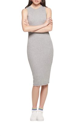 Style 1-4217418313-3471 Goldie Tees Gray Size 4 Grey Spandex Cocktail Dress on Queenly